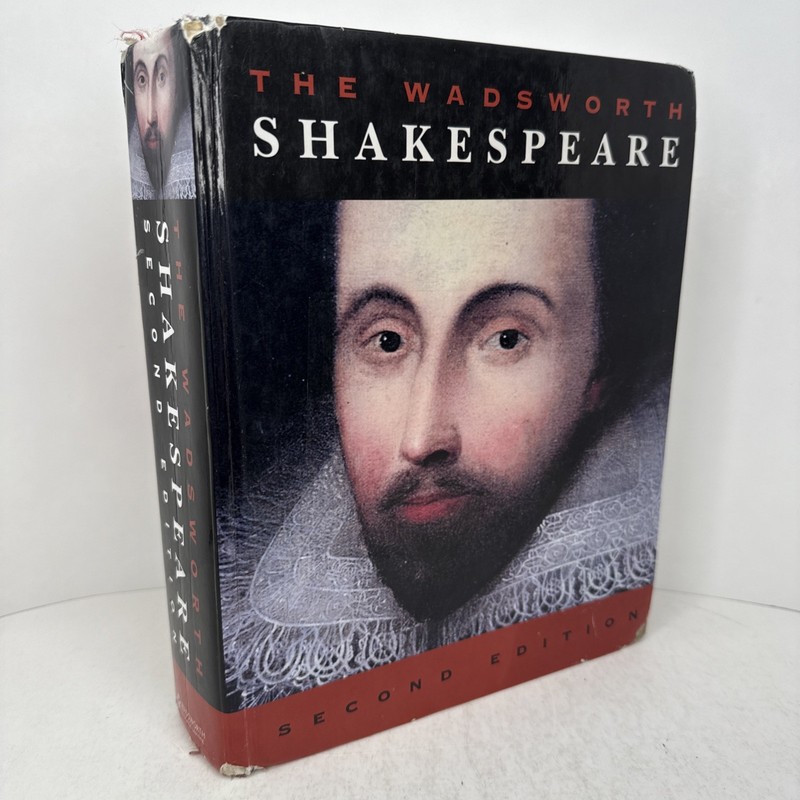 The Wadsworth Shakespeare-2nd Edition Hardcover-Evans/Tobin Editors – Used