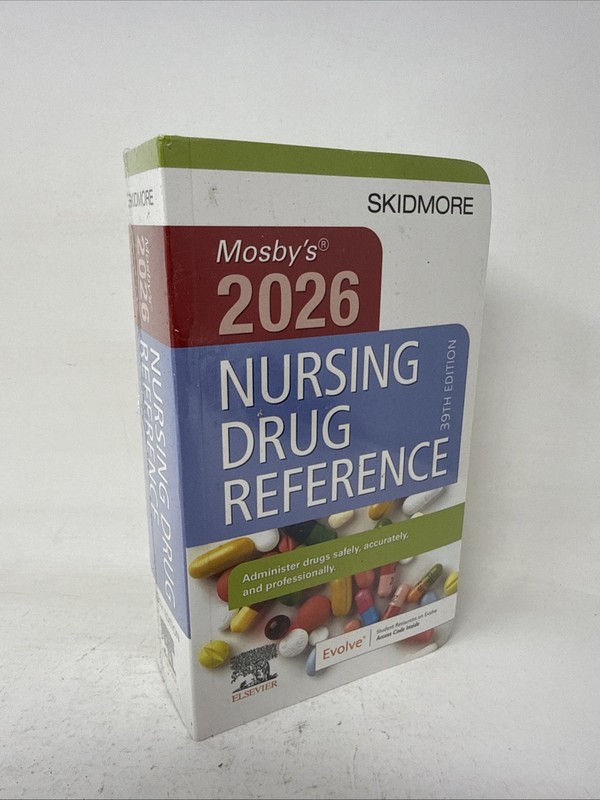 Mosby’s 2026 Nursing Drug Reference by Linda Skidmore-Roth Paperback Book