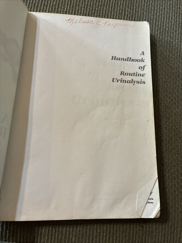 A Handbook of Routine Urinalysis, Graff, L. gallery