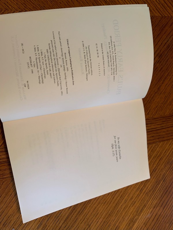 Paul's Early Period : Chronology, Mission Strategy, Theology by Rainer... gallery