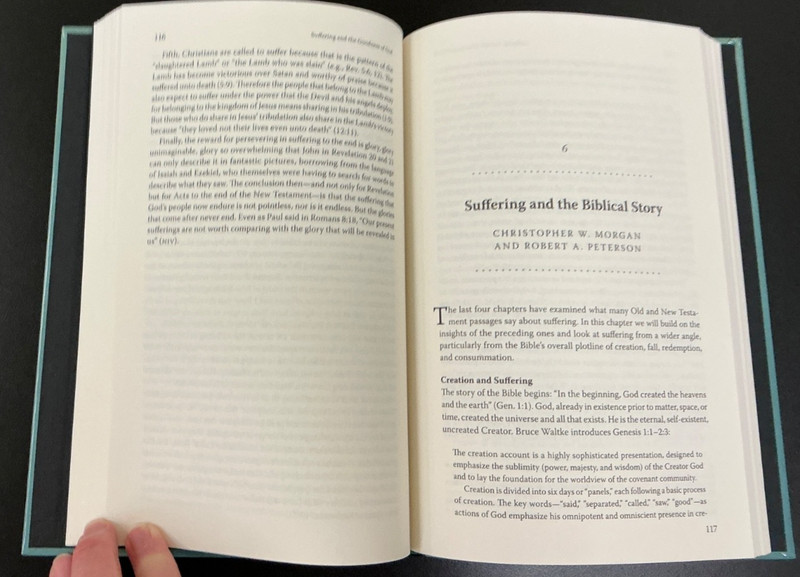 Suffering and the Goodness of God by Morgan and Peterson 2008 HC Crossway Books gallery
