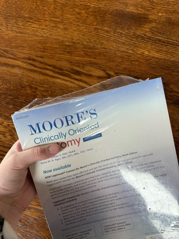 Moore's Clinically Oriented Anatomy 9th Edition New Sealed Lippincott Connect gallery