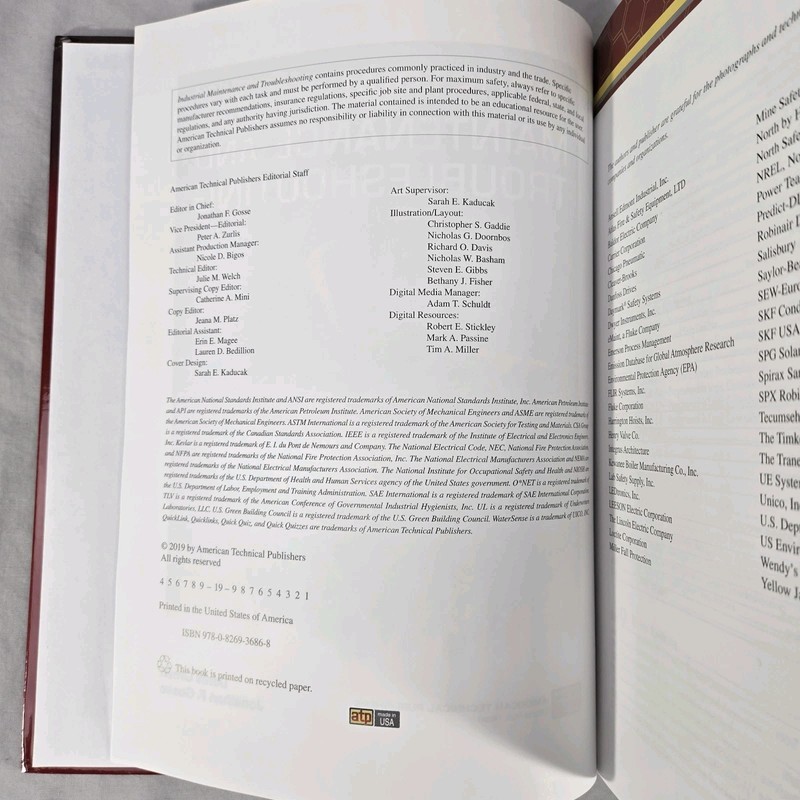 ATP Industrial Maintenance & Troubleshooting 4th Ed Green Gosse Hardcover ISBN … gallery