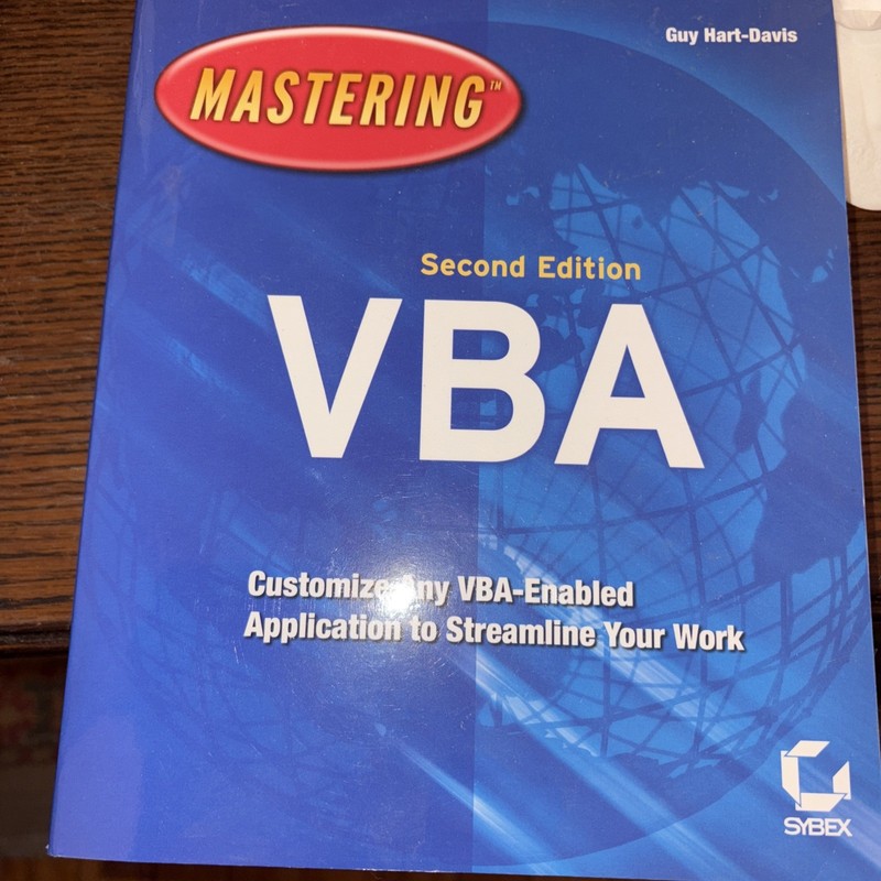 VBA by Guy Hart-Davis (2005, Perfect)