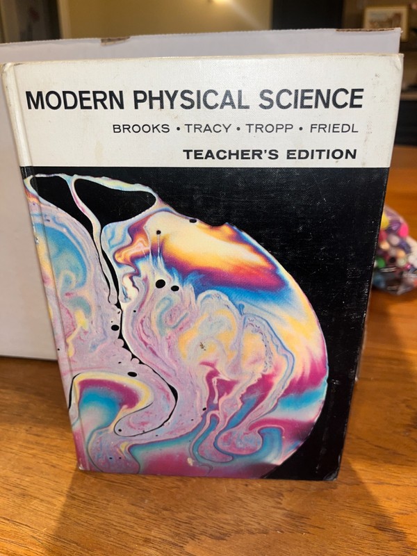 Modern Physical Science – 1966 teacher’s edition vintage hardcover textbook