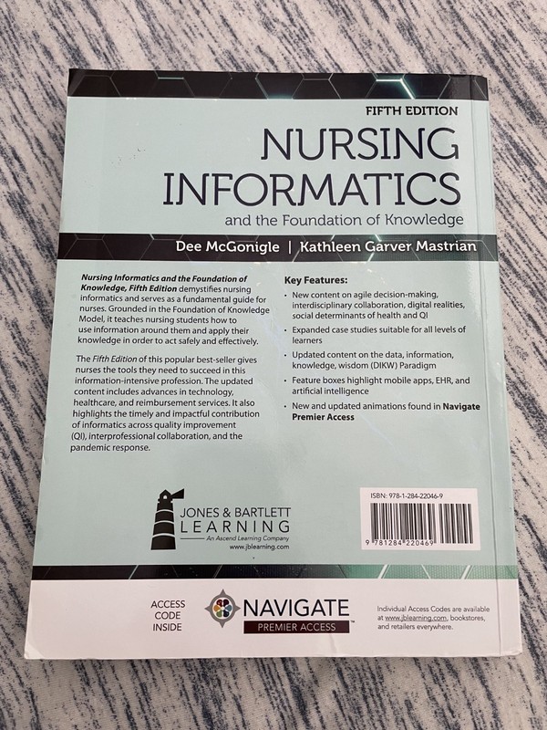 Nursing Informatics and the Foundation of Knowledge, by McGonigle & Mastrian gallery