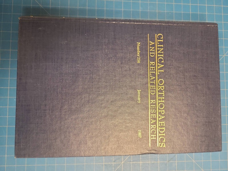 Clinical Orthopaedics and Related Research No. 214 Jan 1987 Hand Wrist Fractures
