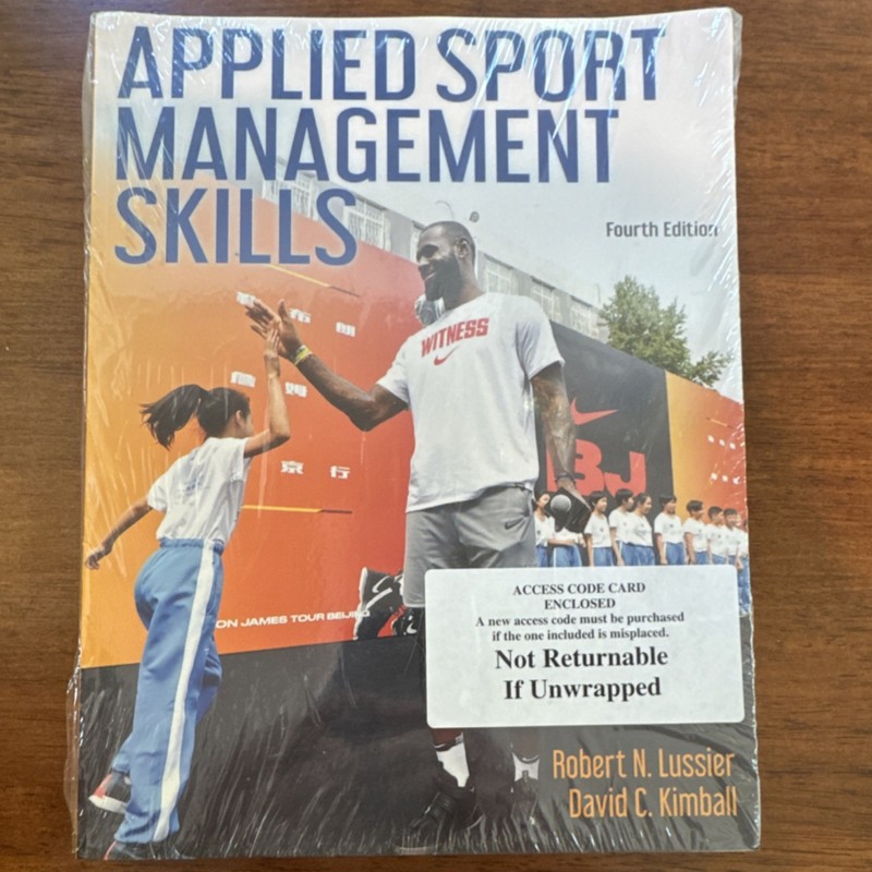 Human Kinetics Applied Sport Management Skills 4th Ed PB 2023 Lussier Kimball
