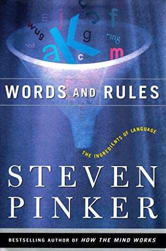 Words And Rules: The Ingredients Of – Hardcover, by Pinker Steven – Very Good b