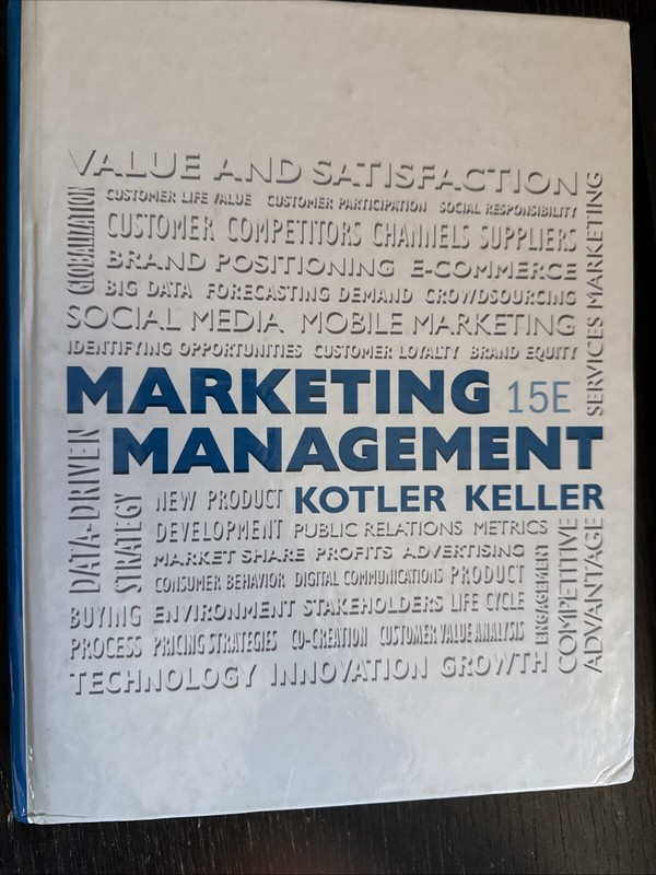 Marketing Management by Kevin Keller and Philip. Kotler (2014, Hardcover)