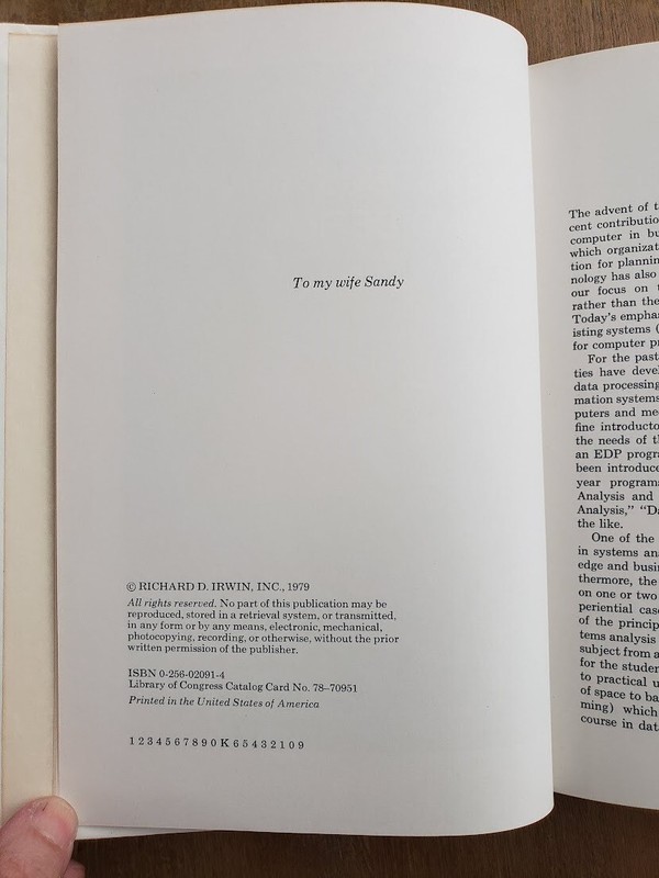 SYSTEMS ANALYSIS AND DESIGN by Elias M. Awad; 1979; Hardcover; Pre-Owned VG' gallery