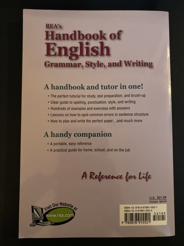 Rea's Handbook of English Grammar, Style, & Writing by The Editors of Rea gallery