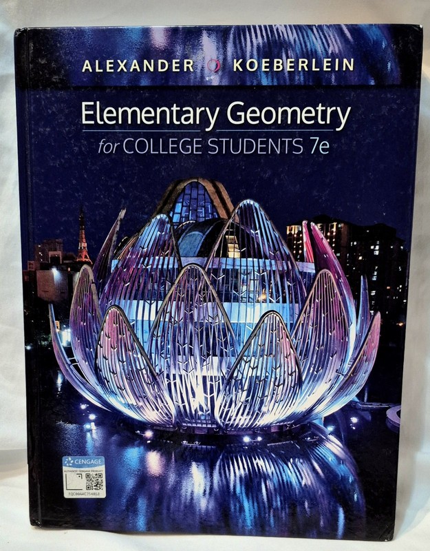Elementary Geometry for College Students 7e 7th Edition – Hardcover – VERY GOOD