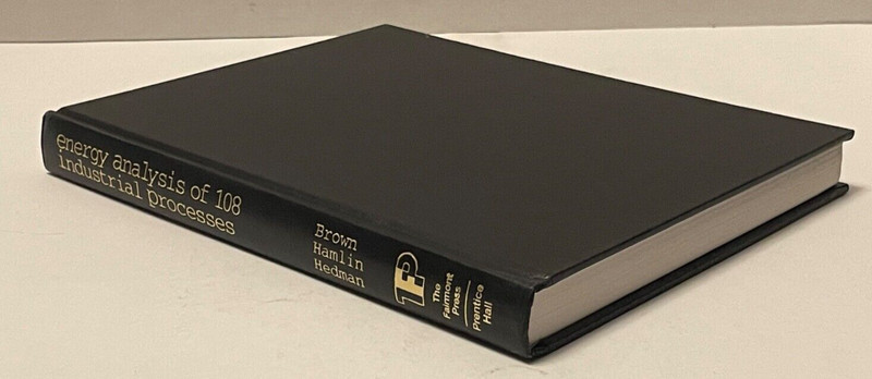 Energy Analysis of 108 Industrial Processes Hardcover The Fairmont Press gallery
