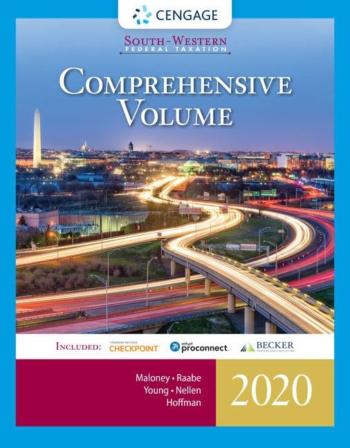 South-Western Federal Taxation 2020: Comprehensive (with Intuit ProConnect T...