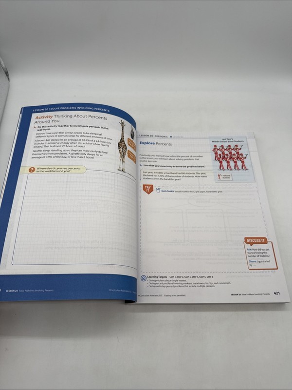 i-Ready Classroom Mathematics Grade 7 Student Text VOLUME 2 -7th Grade NEW gallery