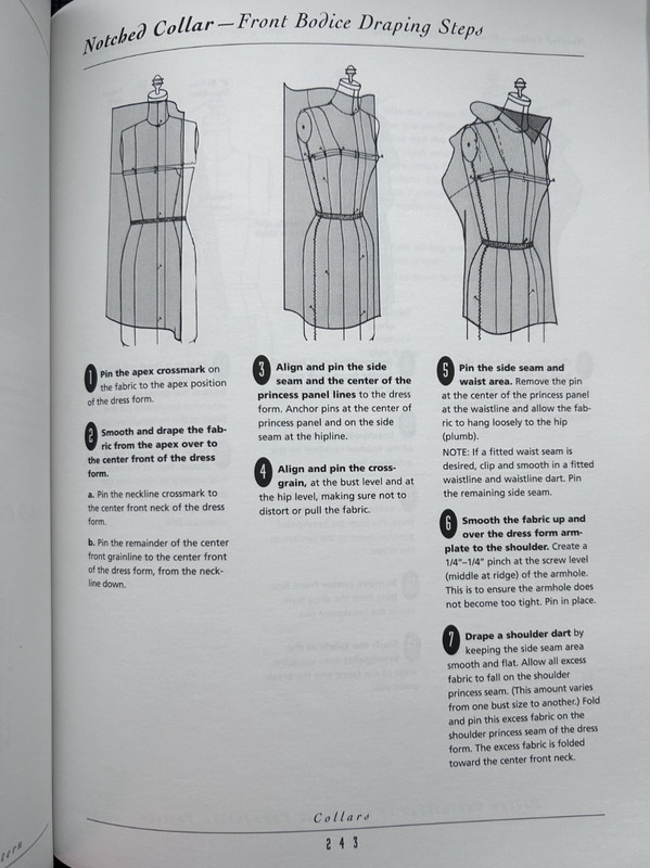 The Art of Fashion Draping, Connie Amaden Crawford 1998 Fairchild, FIDM gallery