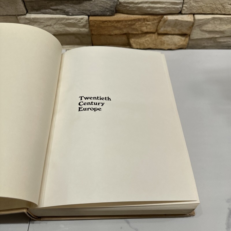 Twentieth Century Europe Alexander Rudhart 1975 J.B. Lippincott Illustrated Maps gallery