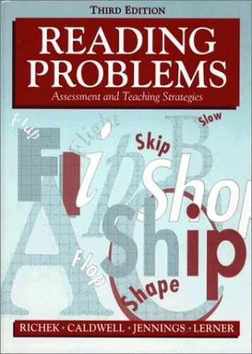 Reading Problems: Assessment and – Hardcover, by Richek Margaret Ann – Very Good
