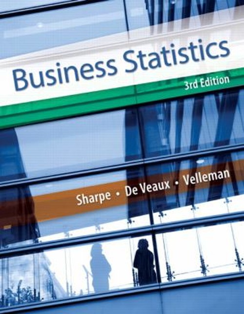 Business Statistics Richard, Velleman, Paul, Sharpe, Norean De Ve