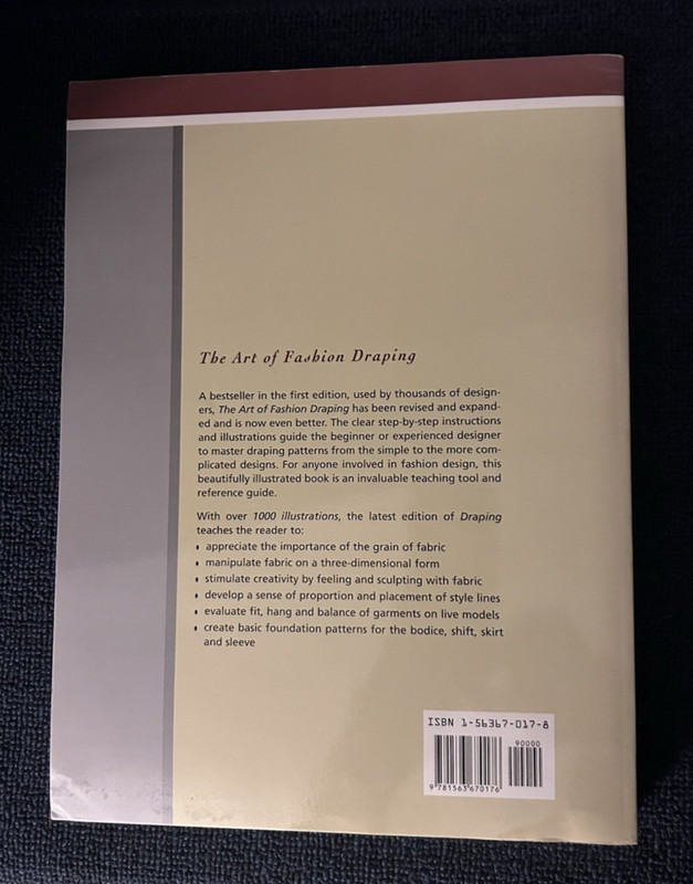 The Art of Fashion Draping, Connie Amaden Crawford 1998 Fairchild, FIDM gallery