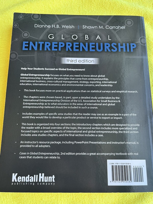 Global Entrepreneurship by Dianne Welsh and Shawn Carraher (2018, Trade... gallery