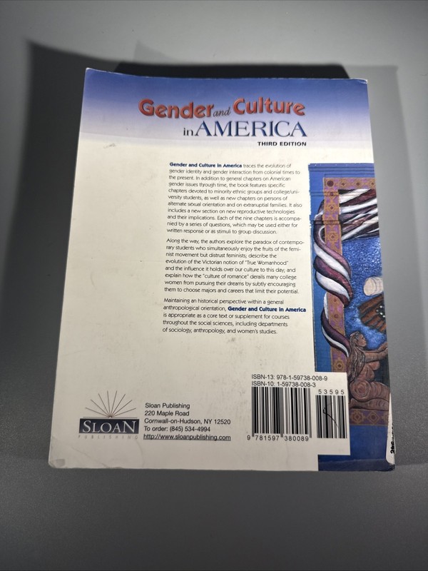 GENDER AND CULTURE IN AMERICA By Nancy Mckee & Linda Stone gallery