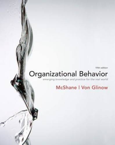Organizational Behavior – Hardcover By McShane, Steven – GOOD