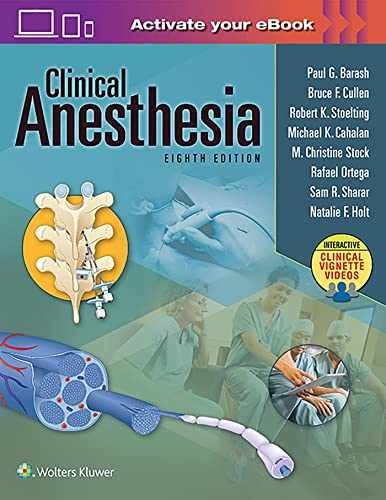 Clinical Anesthesia, 8e: Print + – Hardcover, by Barash Paul G.; – Very Good g