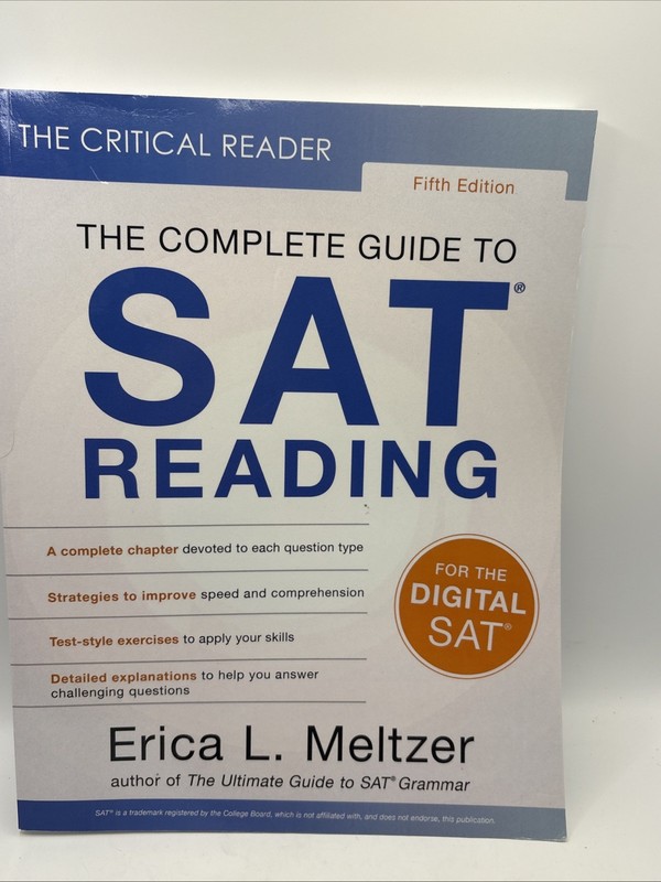 The Critical Reader, Fifth Edition: The Complete Guide to SAT Reading Brand New gallery