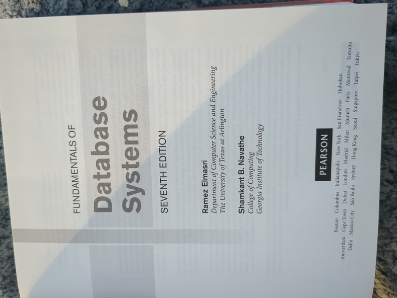 Fundamentals of Database Systems 7e Global Edition gallery