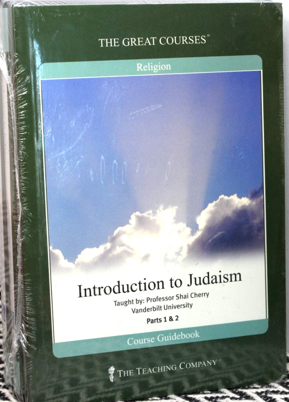 The Great Course: Introduction to Judaism Parts 1 & 2 Guidebooks 12 CD’s NEW