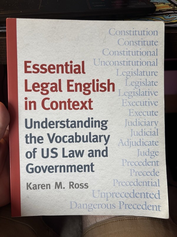 Essential Legal English in context by Karen M. Ross (2019, Trade Paperback)