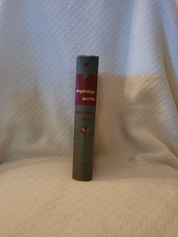 Psychology And Life Hardcover Book 3rd Edition 1948 Floyd L. Ruch gallery