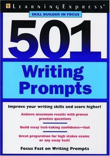 501 Writing Prompts; LearningExpres- LearningExpress LLC , 1576854388, paperback