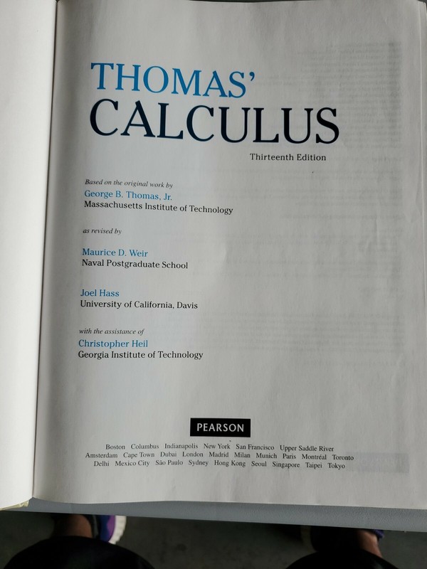 Thomas' Calculus by Maurice D. Weir, George B. Thomas Jr. and Joel R. Hass (201… gallery