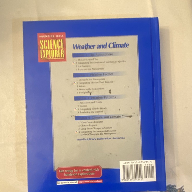 Prentice Hall Science Explorer Weather and Climate HC Prentice-Hall Staff gallery