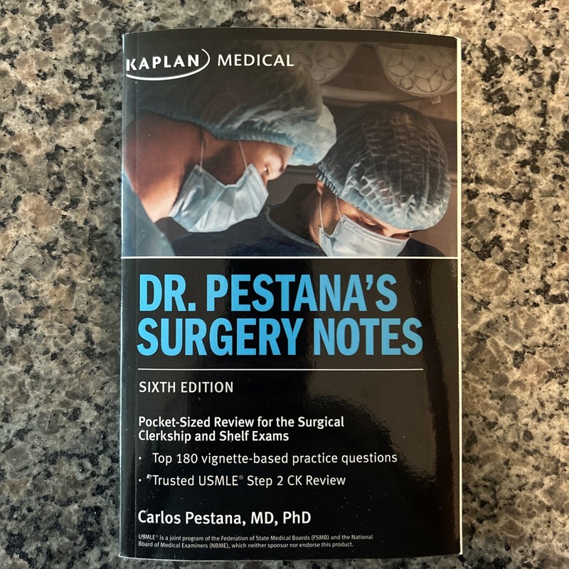 Dr. Pestana’s Surgery Notes : Pocket-Sized Review for the Surgical Clerkship