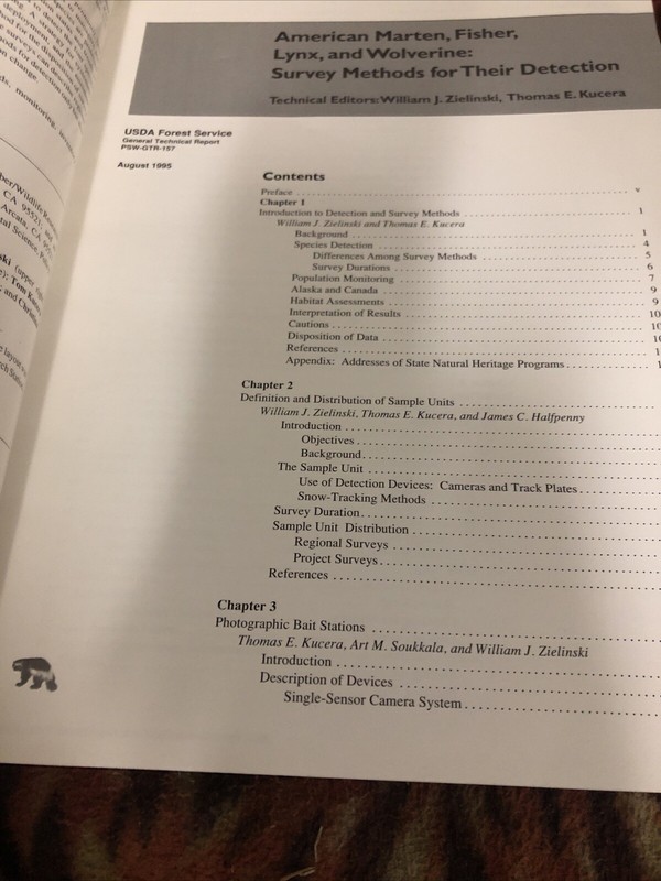 American Marten, Fisher, Lynx, and Wolverine : Survey Methods for Their... gallery