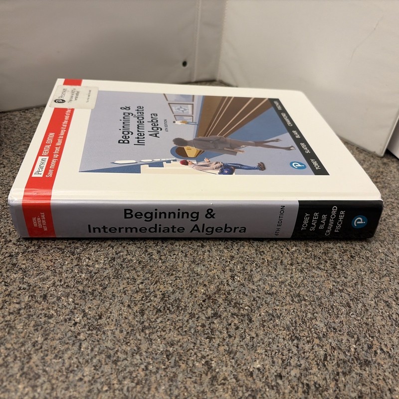 Beginning & Intermediate Algebra, 6th Ed. by Tobey et al (2022, Hardback) w/code gallery