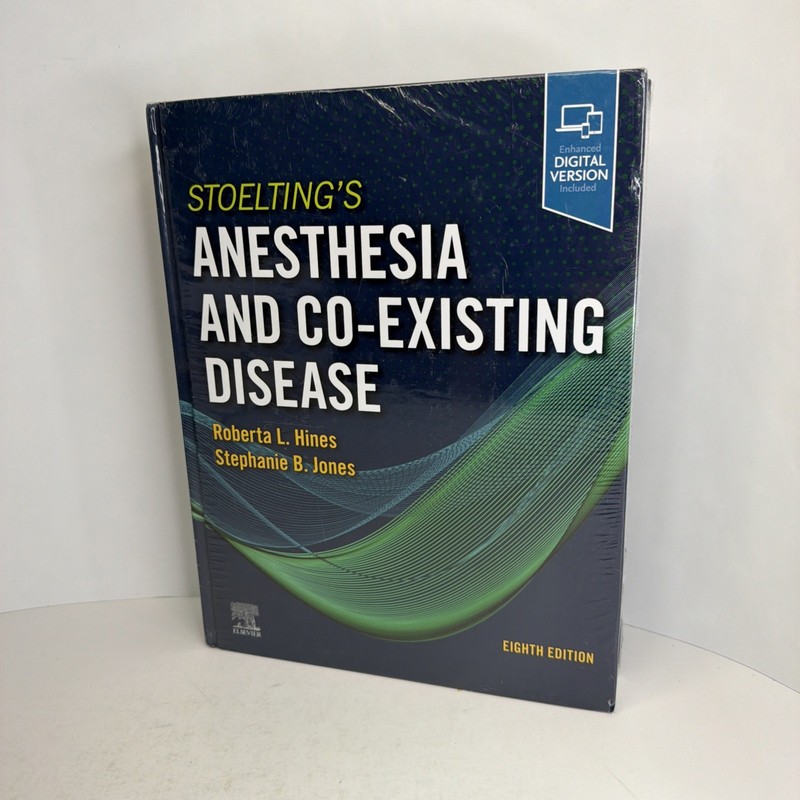 Stoeltings Anesthesia and Co-Existing Disease Eighth Edition Hardcover Sealed