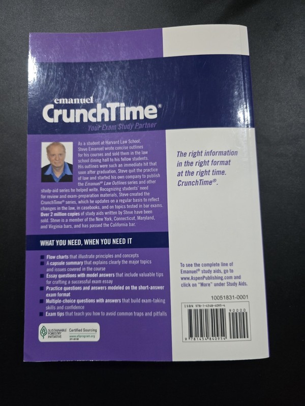 Emanuel CrunchTime Torts 5th Edition Steven Emanuel Aspen gallery