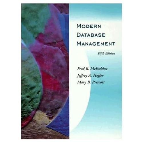 Modern Database Management – VERY GOOD
