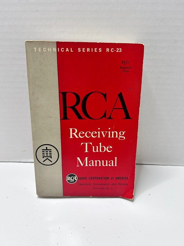 RCA Receiving Tube Manual RC-23 1964 Softcover