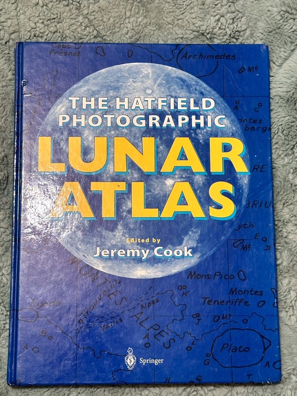 The Hatfield Photographic Lunar Atlas Hardback Book
