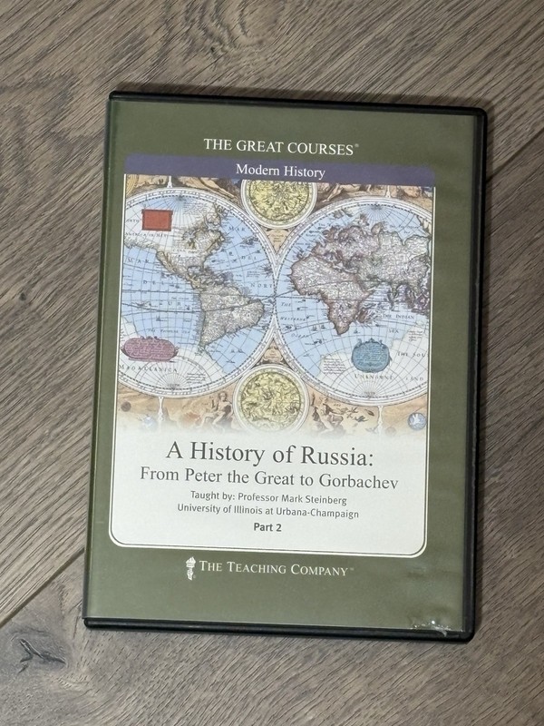 Great Courses A History of Russia: From Peter the Great to Gorbachev CD Set Book gallery