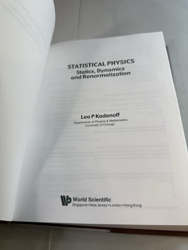 Statistical Physics: Statics, Dynamics and Renormalization by Leo P. Kadanoff gallery