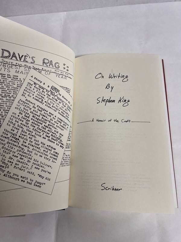 On Writing: Memoir Of The Craft By Stephen King, Scribner HCDJ gallery