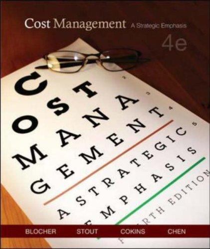 Cost Management : A Strategic Emphasis by Kung H. Chen, Edward J. Blocher, Gary