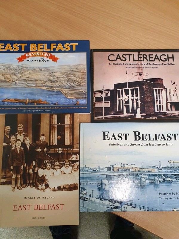 East Belfast Books, 2 Signed By Author, 4 In Total, Good Condition